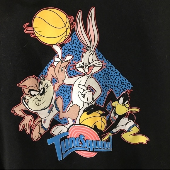 Space jam men’s tune squad graphic back hoodie sweater size Medium - Picture 5 of 8